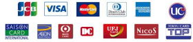 VISA,MASTER,JCB���e��J�[�h���g���܂��B